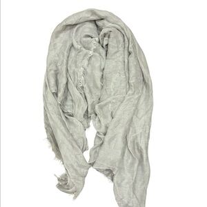 Nordstrom Light Gray Scarf‎ One Size